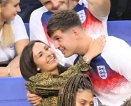 Olivia Naylor boyfriend John Stones with his ex-partner.